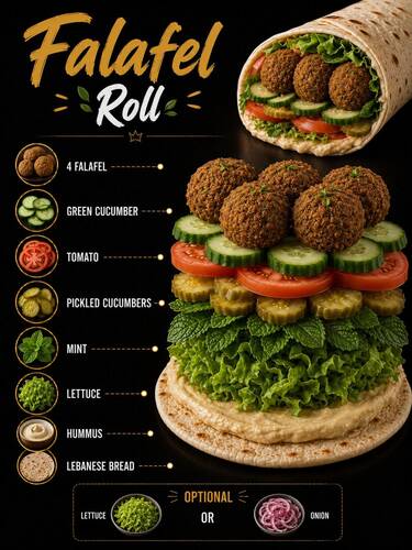 Falafel roll